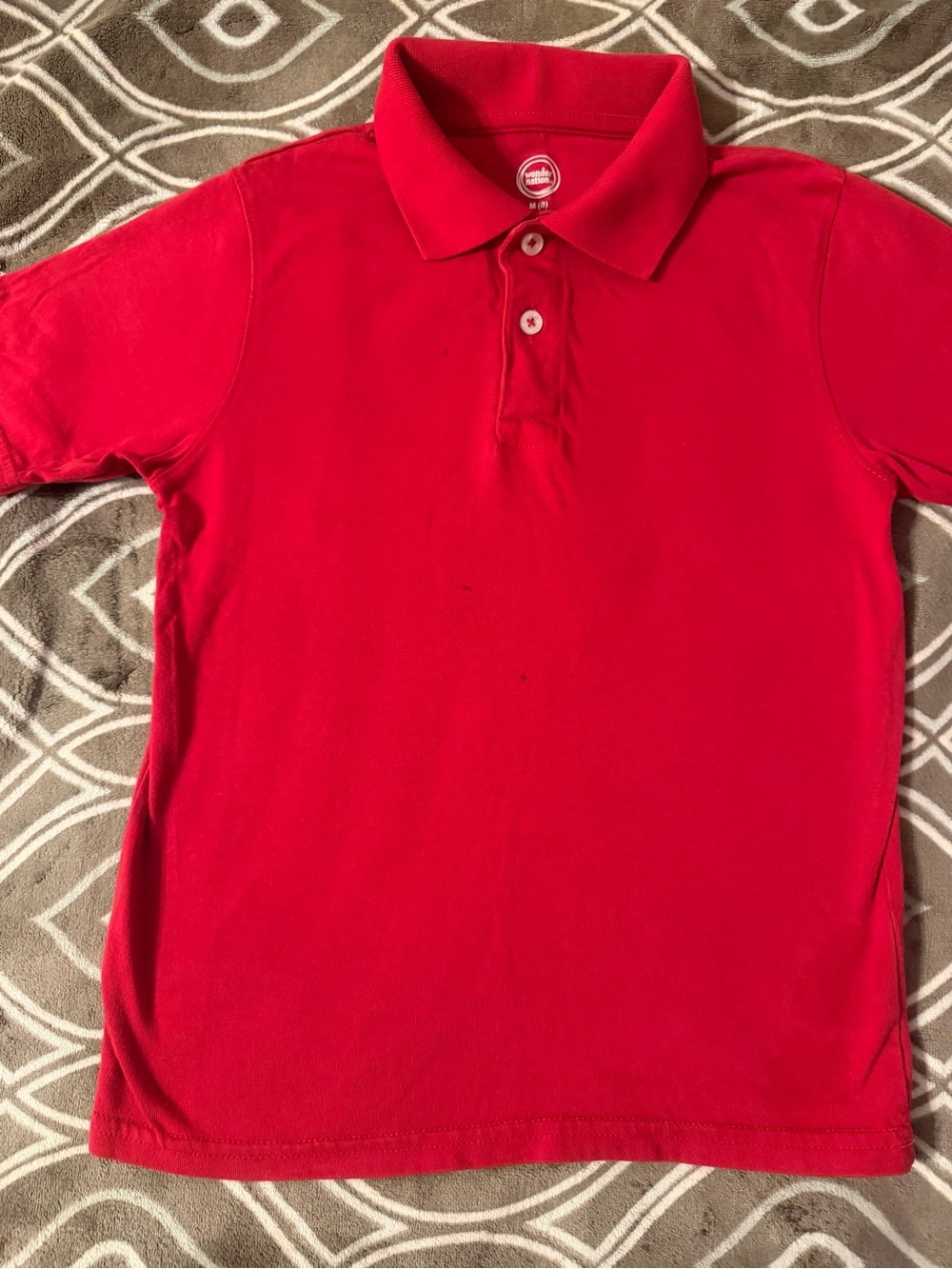 wonder nation Red Short-Sleeve Polo Shirt